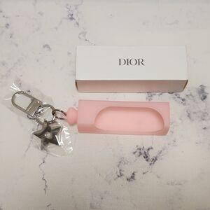 Dior Addict Key Ring Charm Lip Gloss/Oil Holder Case